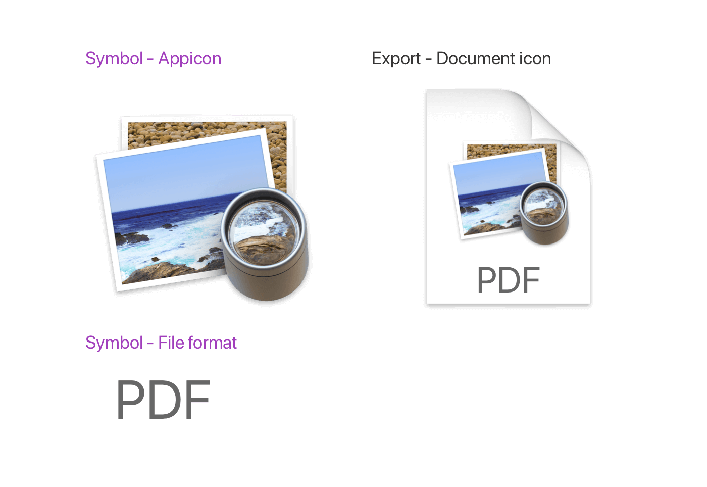 MacOS Document Icon Mockup