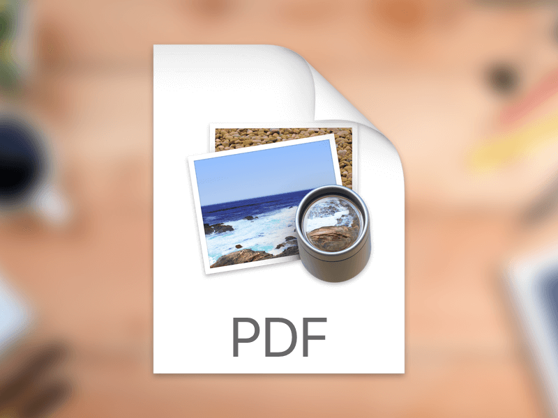 MacOS Document Icon Mockup